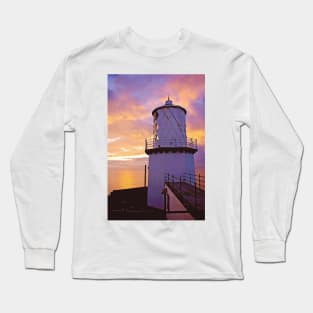 Blackhead Lighthouse, County Antrim, Northern Ireland Long Sleeve T-Shirt